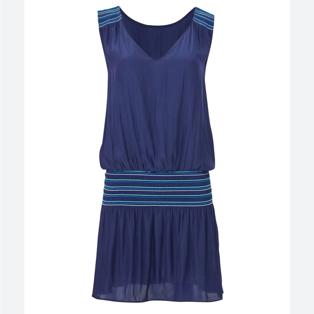 Ramy Brook Dany Dress Navy Size Small